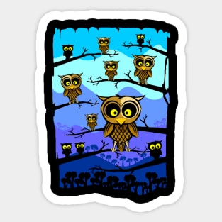 OWL family Sticker